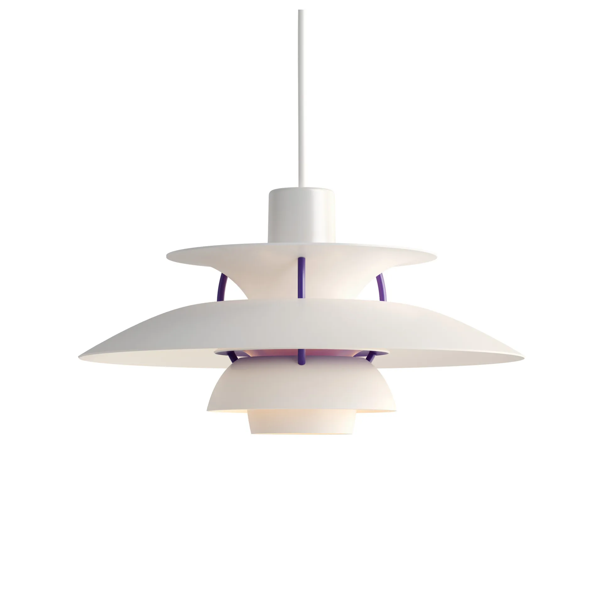 Suspension PH 5, Ø300, Blanc classique Louis Poulsen