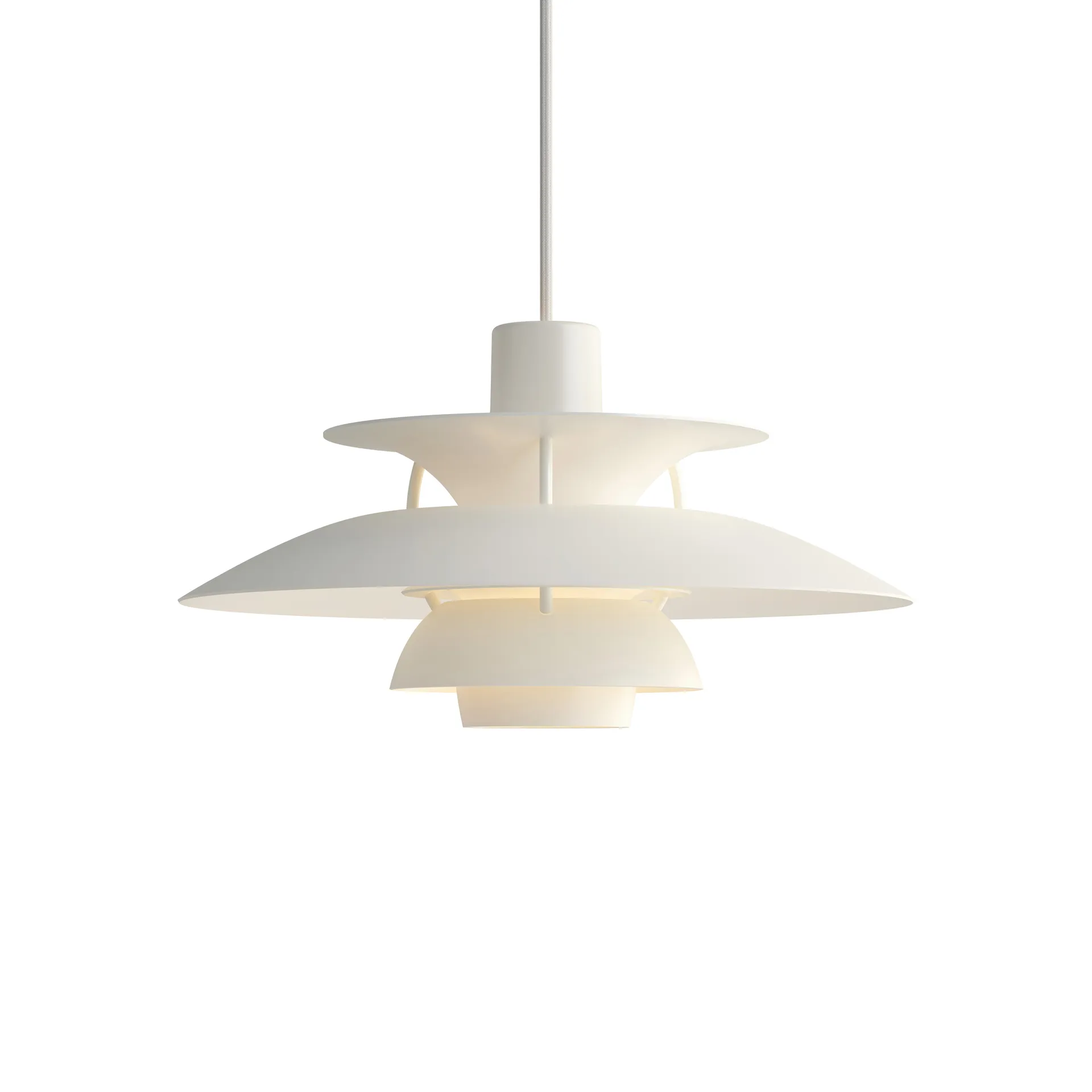 Suspension PH 5, Ø300, Blanc Louis Poulsen