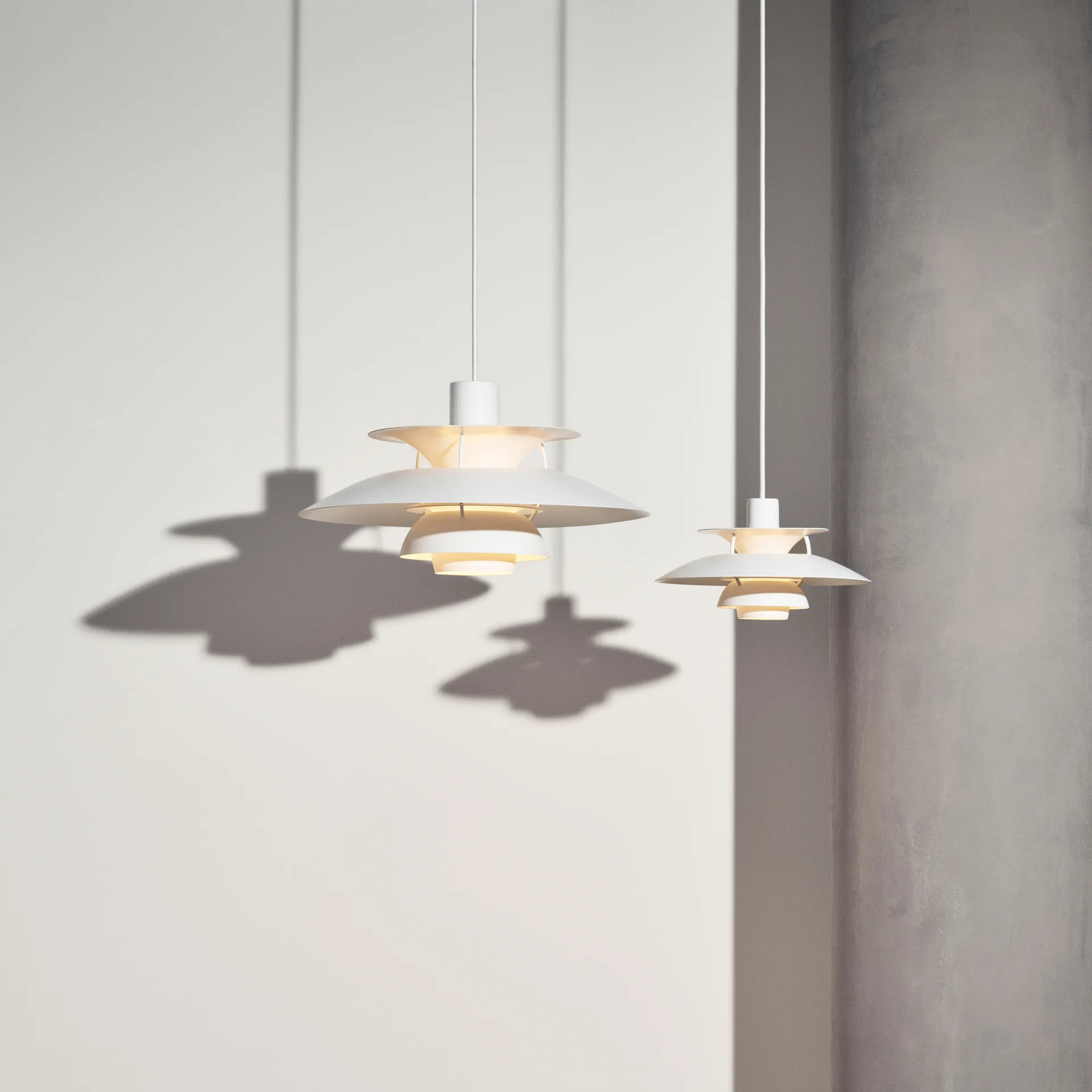 Suspension PH 5, Ø300, Blanc Louis Poulsen