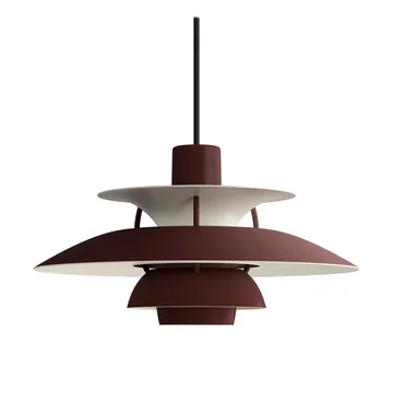 Suspension PH 5 - Ø300, Monochrom burgundy - Louis Poulsen