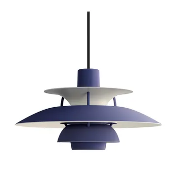Suspension PH 5 - Ø300, Monochrom dusty indigo - Louis Poulsen