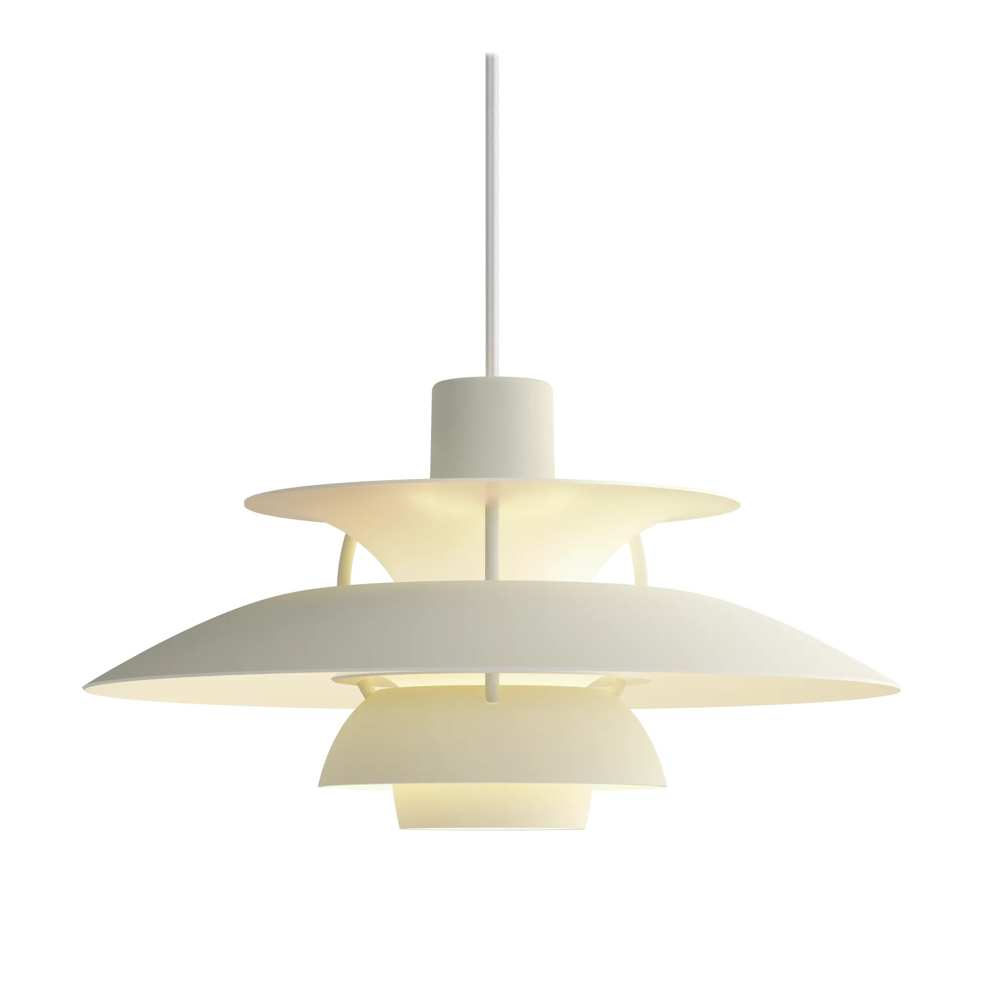 Suspension PH 5, Ø300, Monochrom pale pewter Louis Poulsen