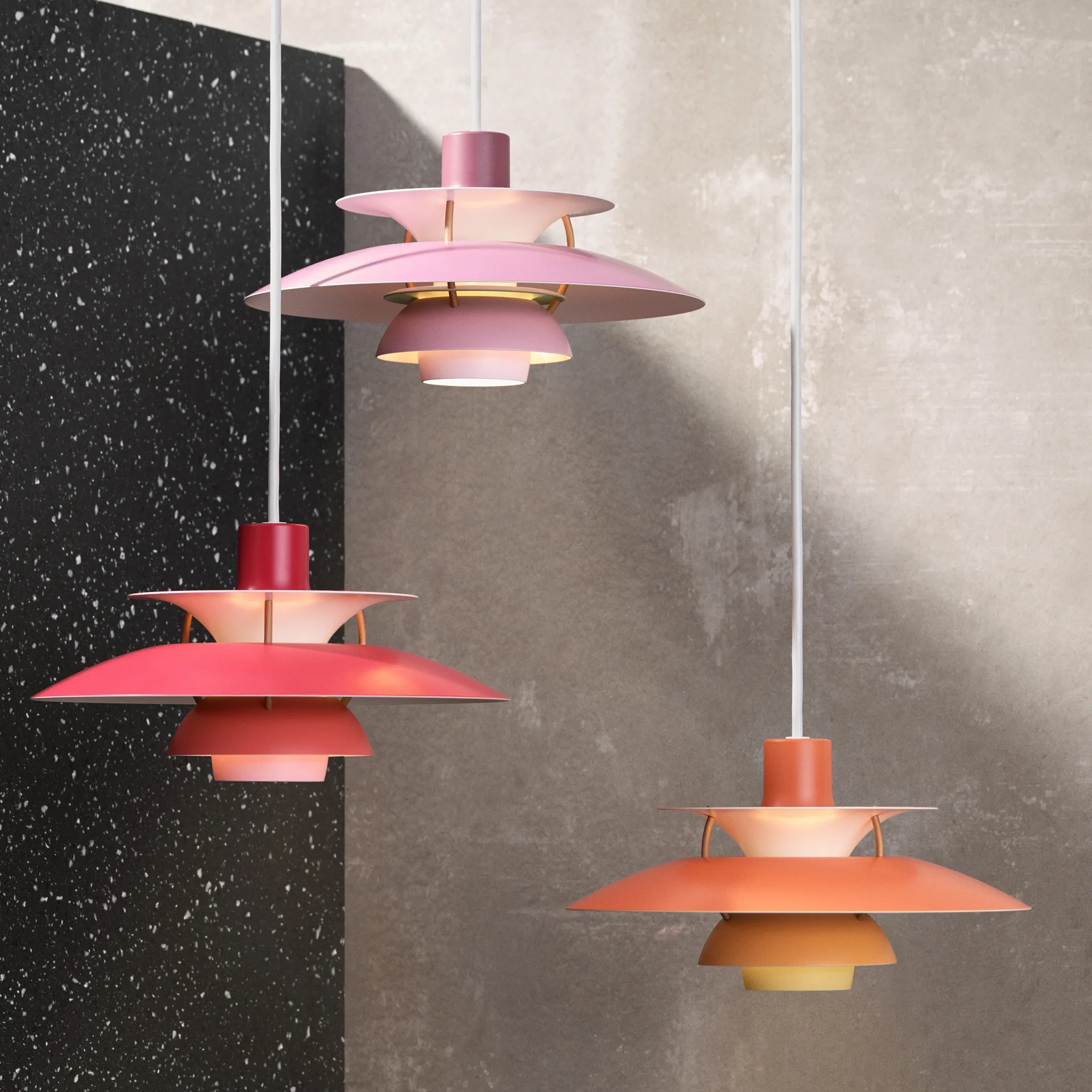Suspension PH 5, Ø300, Orange Louis Poulsen