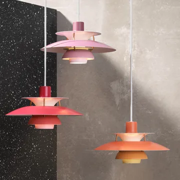 Suspension PH 5 - Ø300, Orange - Louis Poulsen