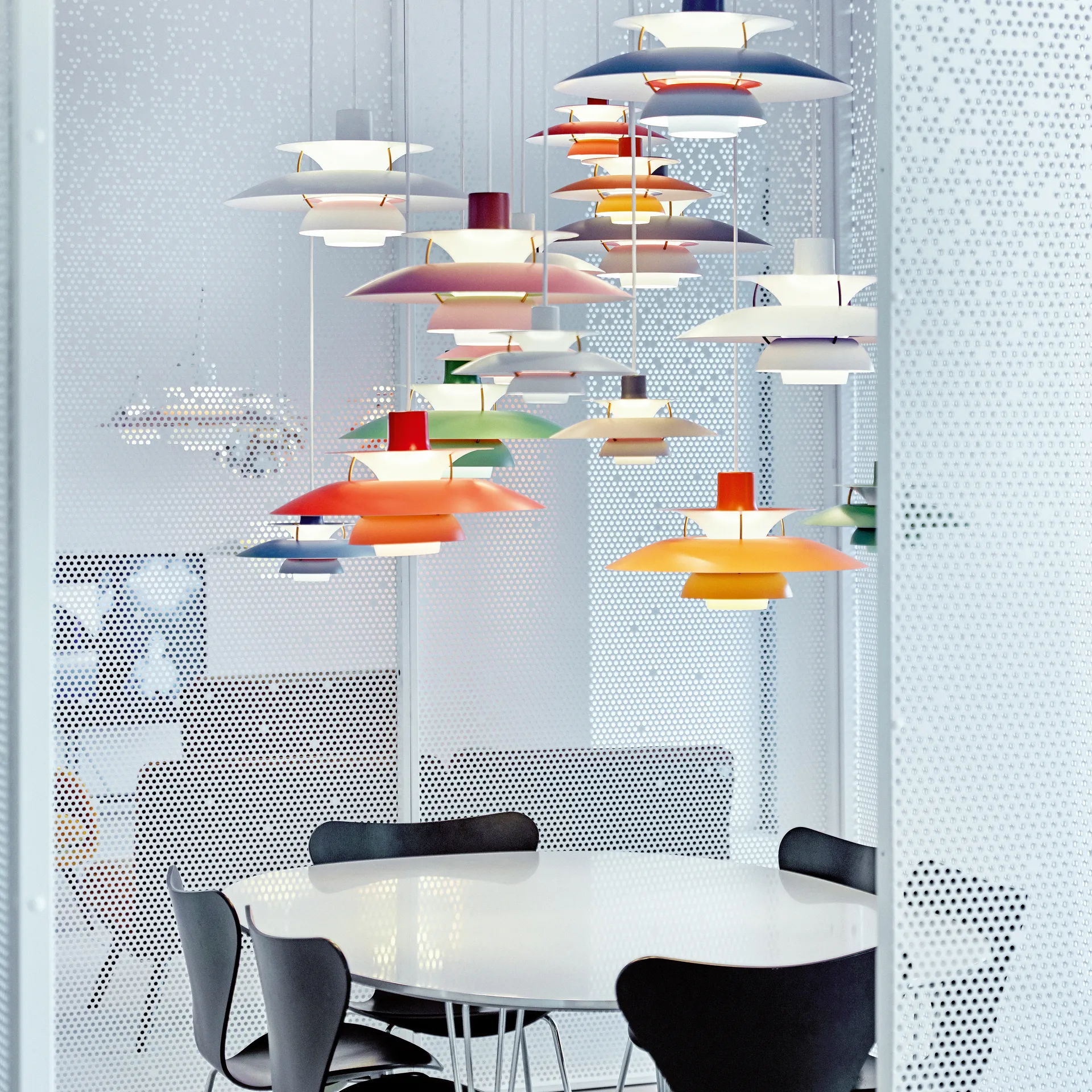 Suspension PH 5, Ø300, Rouge Louis Poulsen
