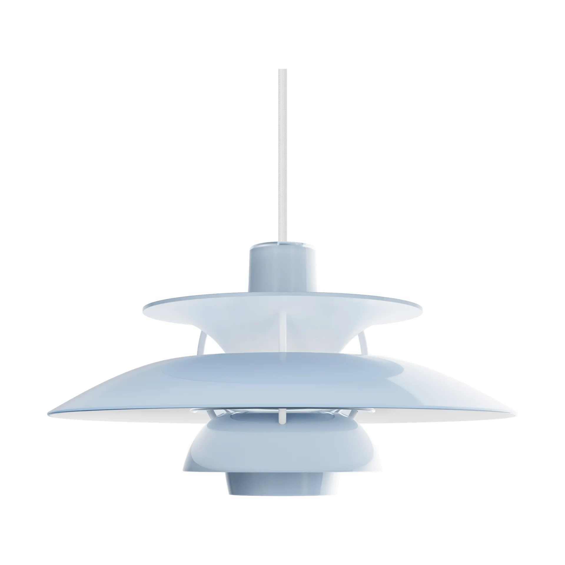 Suspension PH 5 Ø32 cm, Opal pale blue Louis Poulsen