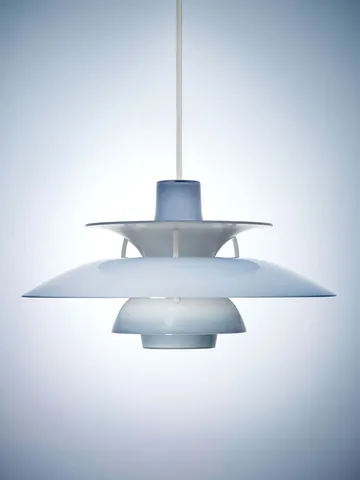 Suspension PH 5 Ø32 cm - Opal pale blue - Louis Poulsen
