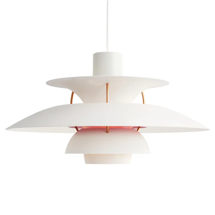 Suspension PH 5 - Ø500, Blanc - Louis Poulsen