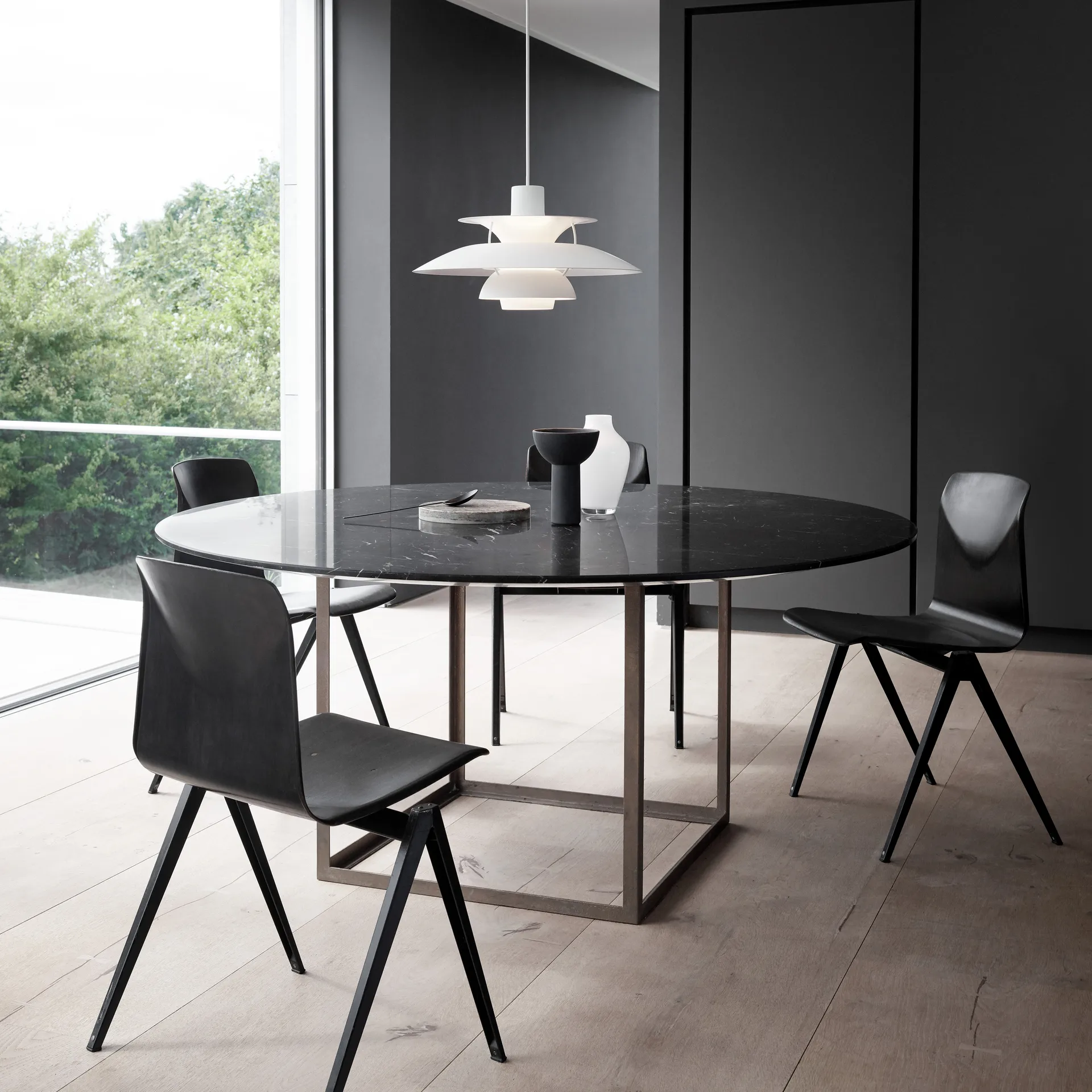 Suspension PH 5, Ø500, Blanc Louis Poulsen