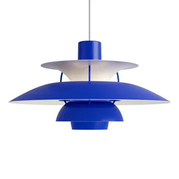 Suspension PH 5 - Ø500, Bleu - Louis Poulsen