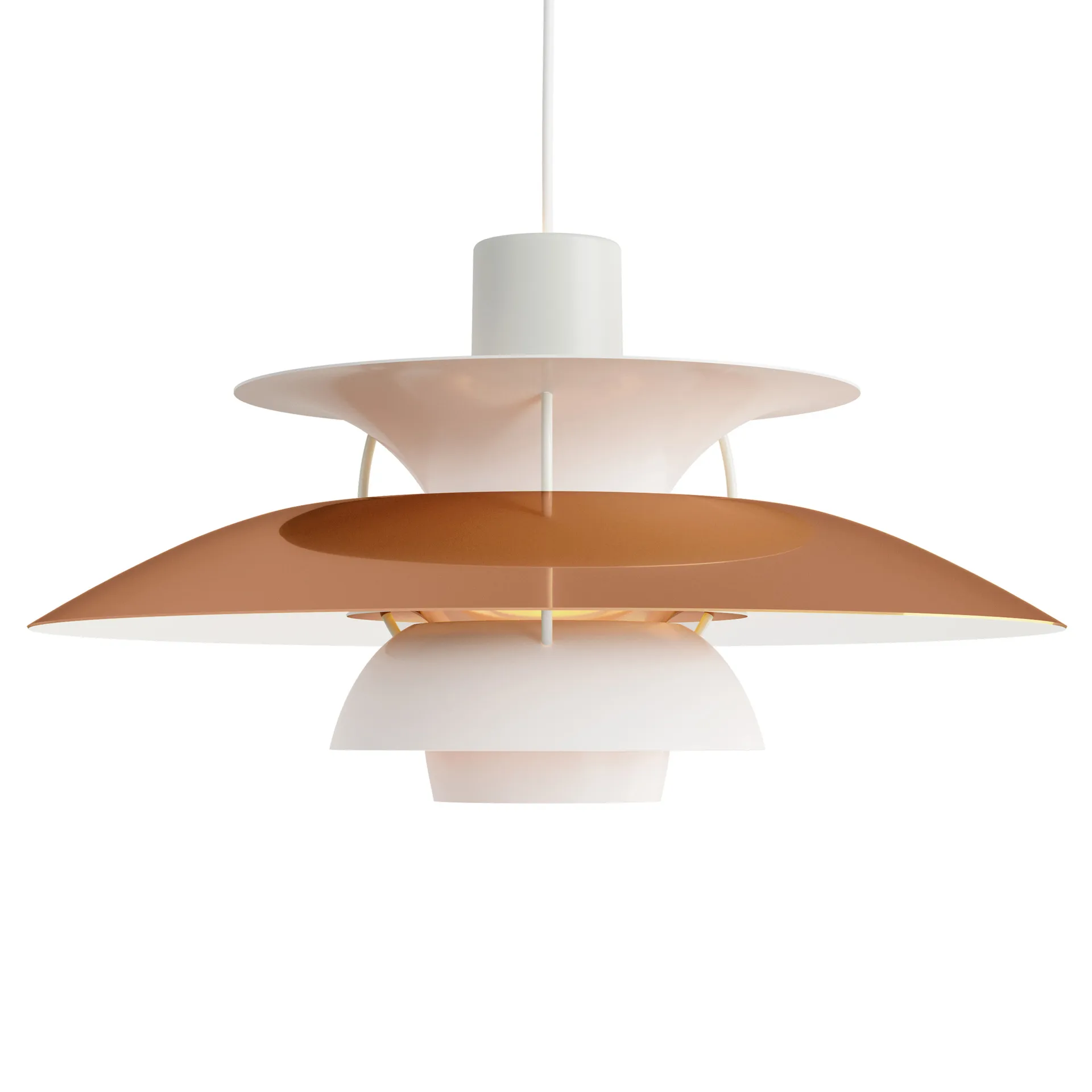 Suspension PH 5, Ø500, Cuivre Louis Poulsen