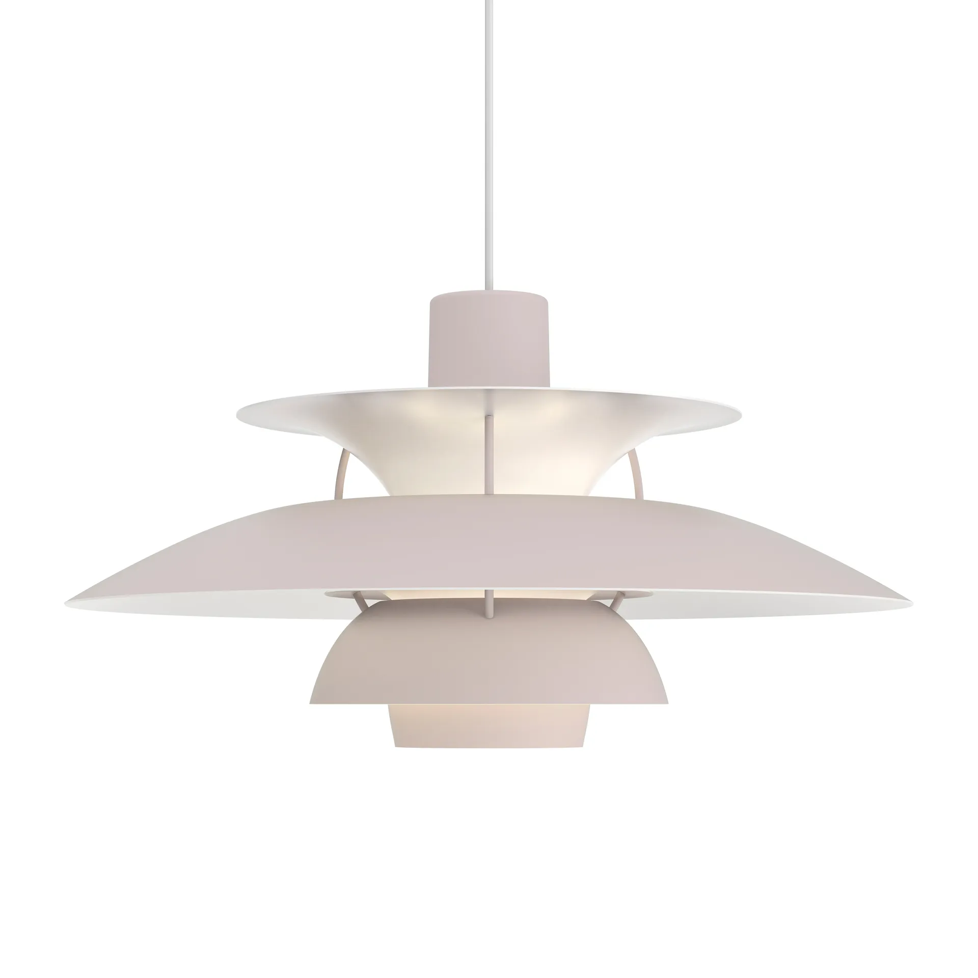 Suspension PH 5, Ø500, Gris huître Louis Poulsen