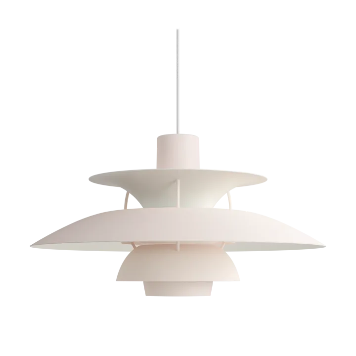 Suspension PH 5 - Ø500, Monochrom pale blush - Louis Poulsen