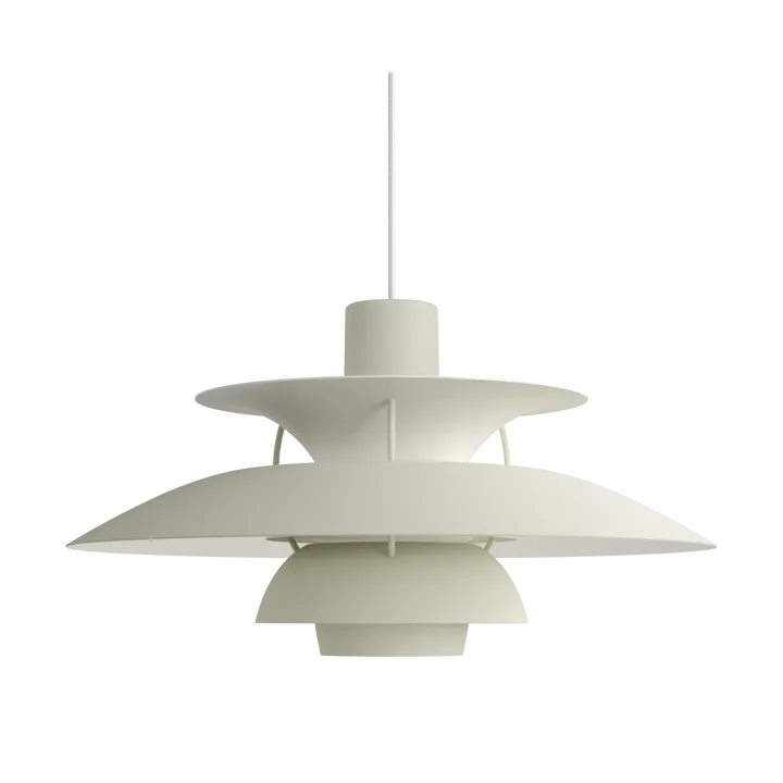 Suspension PH 5 - Ø500, Monochrom pale pewter - Louis Poulsen