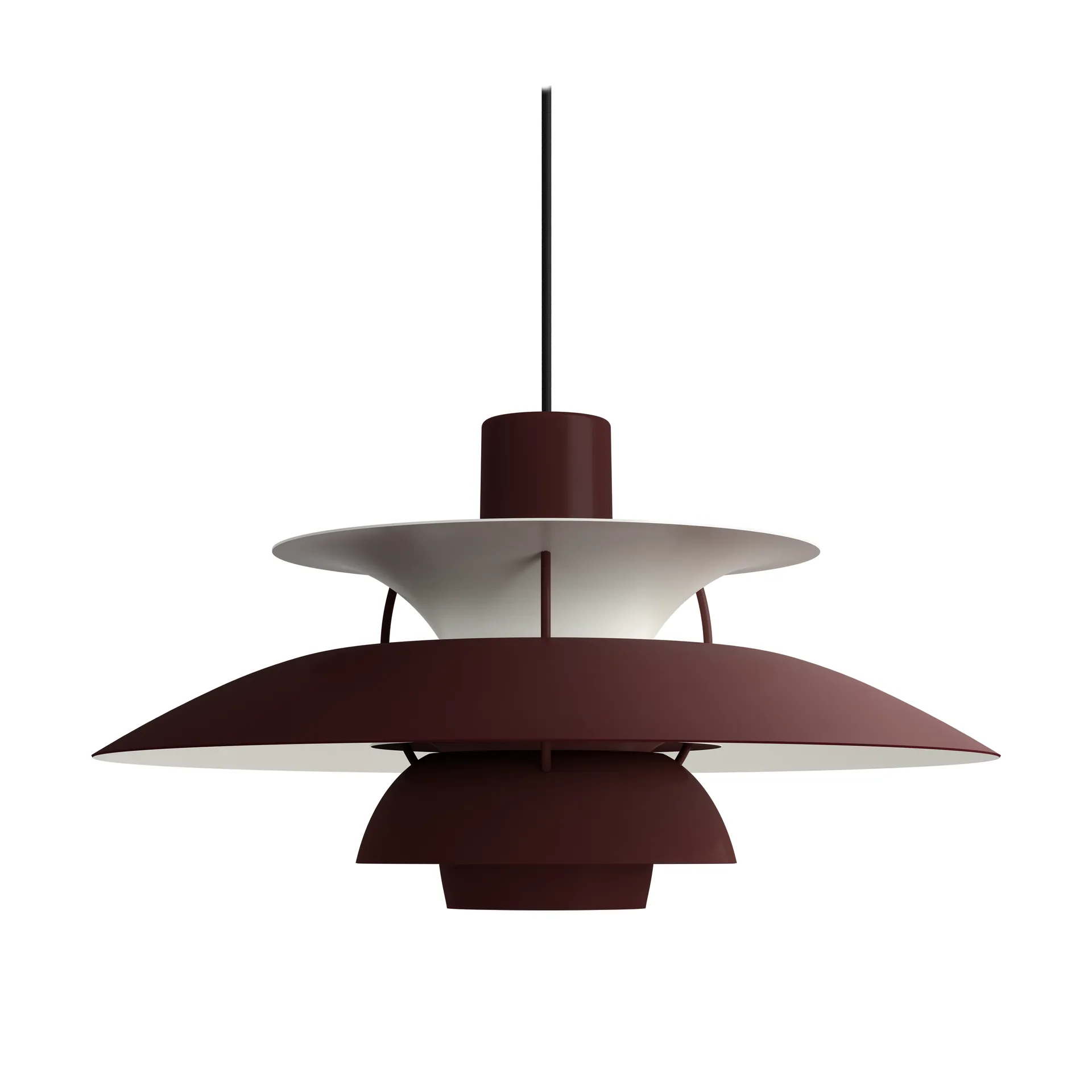 Suspension PH 5, Ø500, Monochrom pale pewter Louis Poulsen