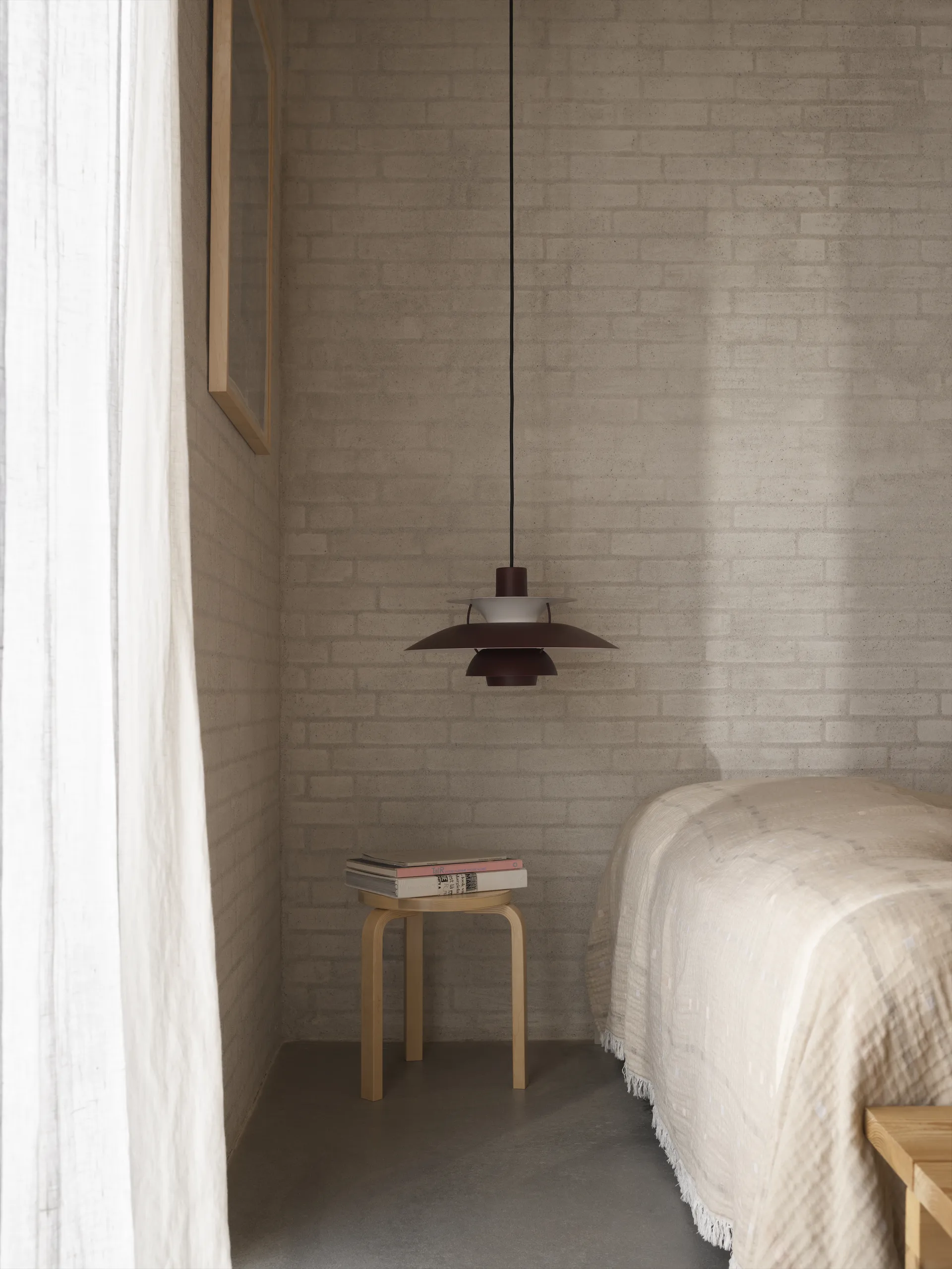 Suspension PH 5, Ø500, Monochrom pale pewter Louis Poulsen