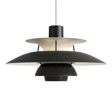 Suspension PH 5 - Ø500, Noir - Louis Poulsen