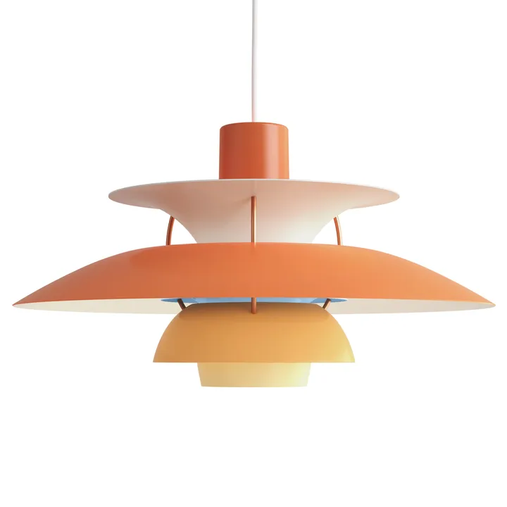 Suspension PH 5 - Ø500, Orange - Louis Poulsen