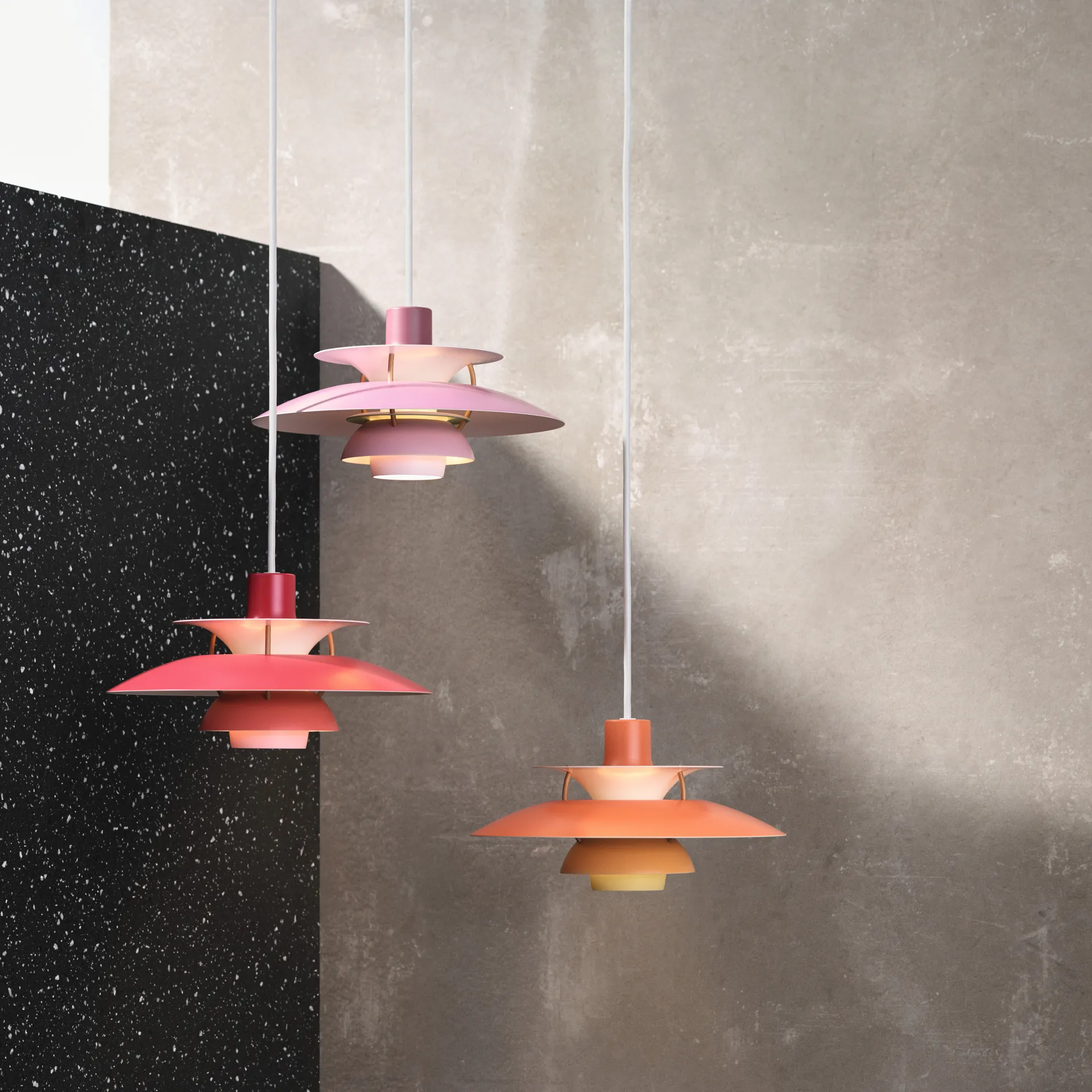 Suspension PH 5, Ø500, Orange Louis Poulsen