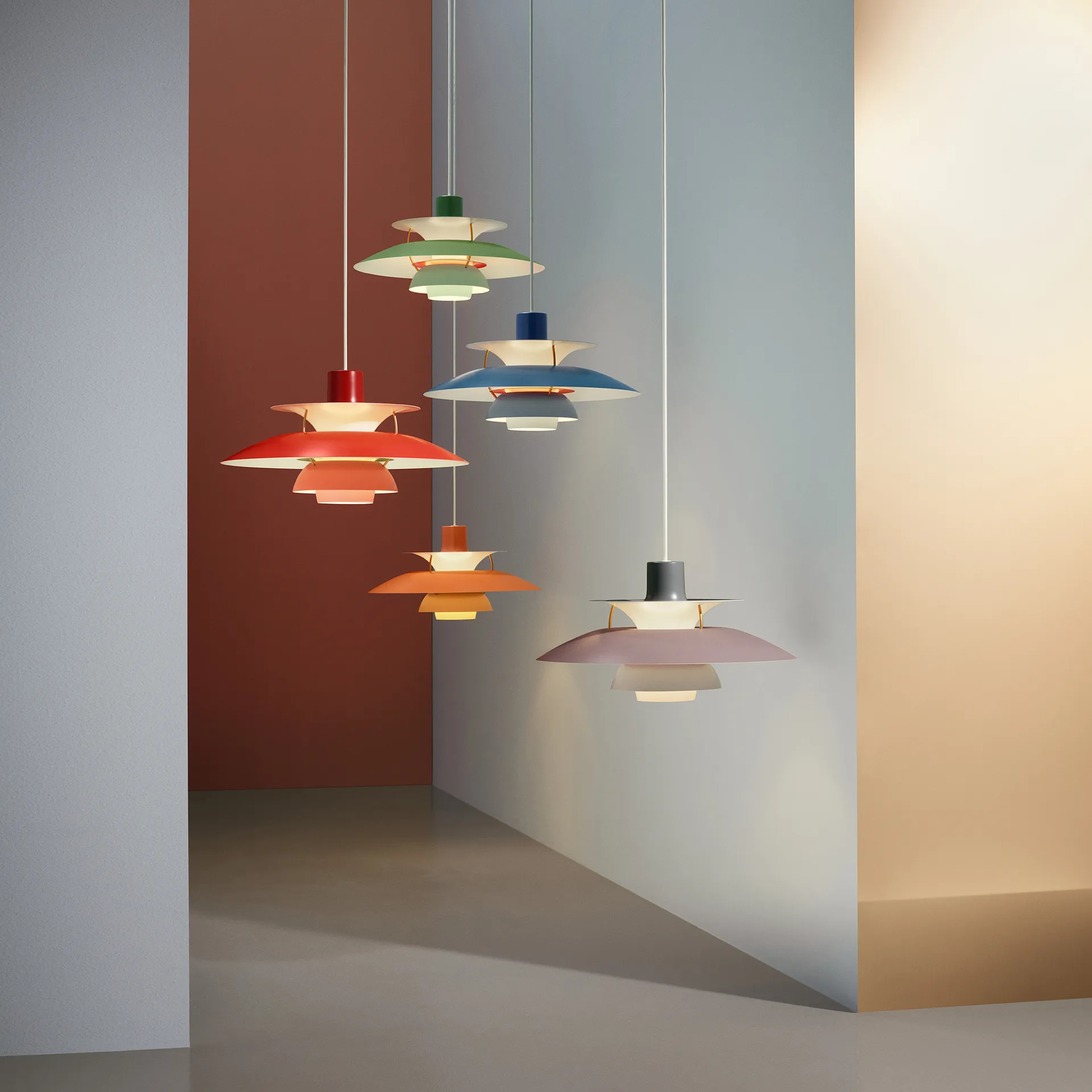 Suspension PH 5, Ø500, Rose Louis Poulsen