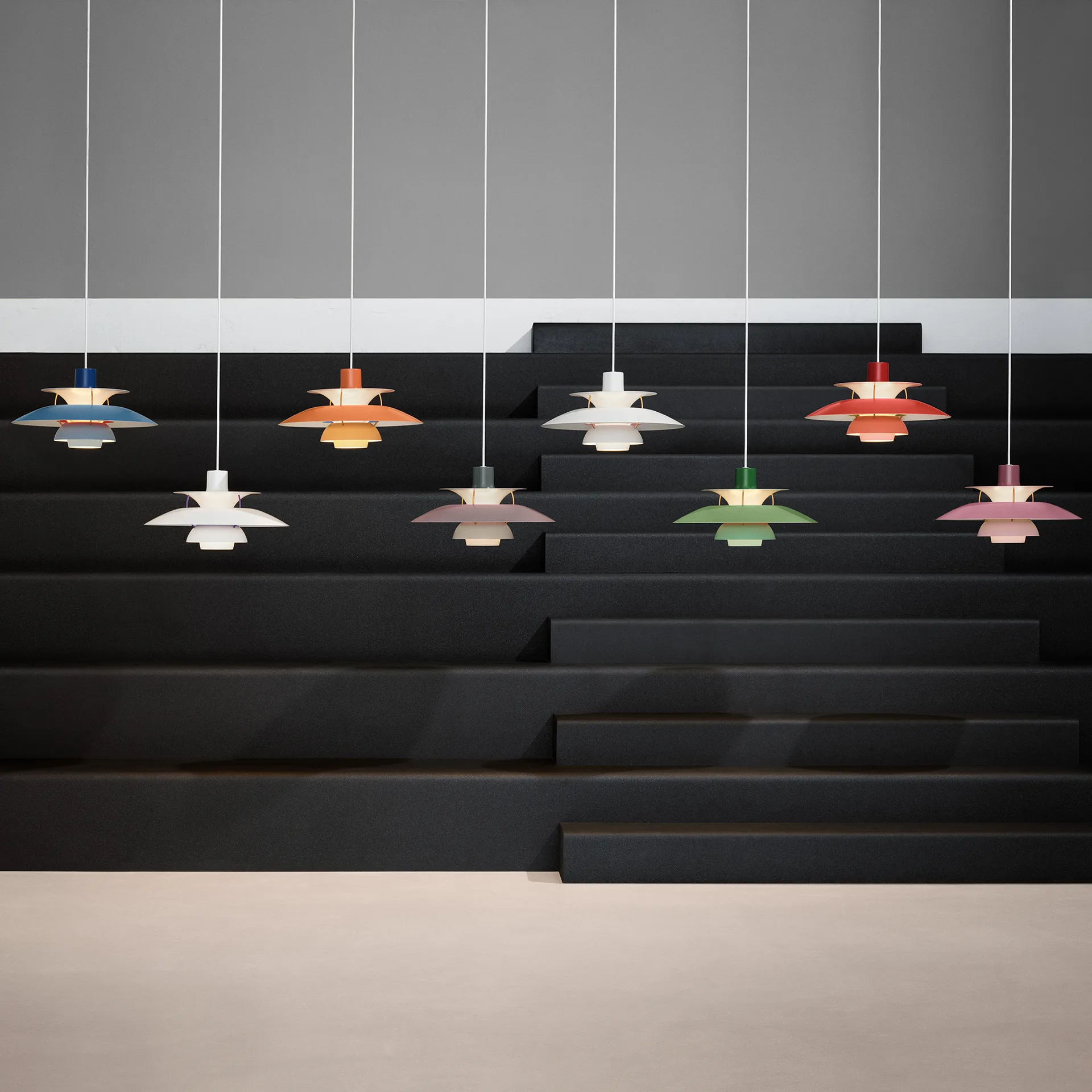 Suspension PH 5, Ø500, Rose Louis Poulsen