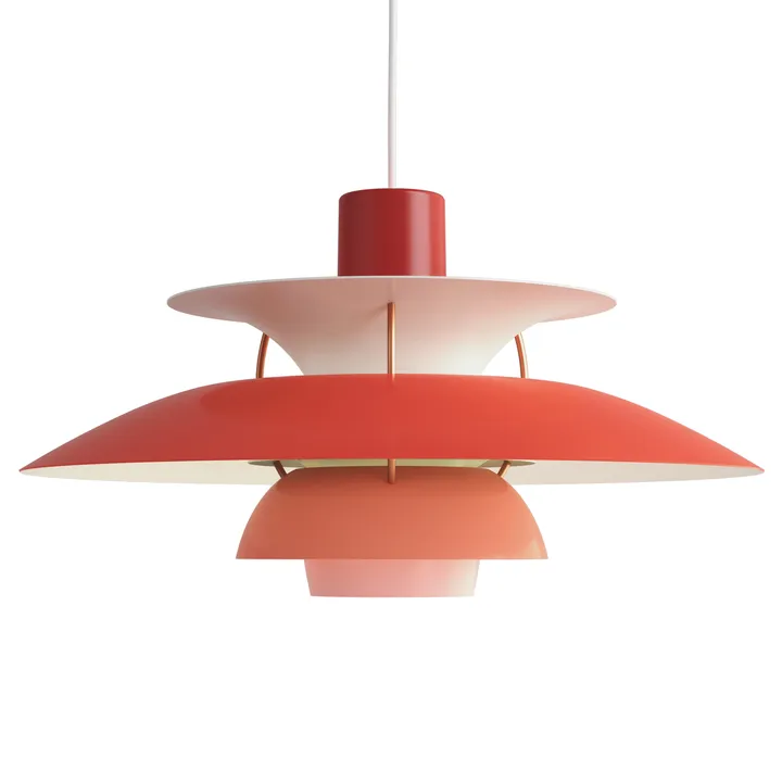 Suspension PH 5 - Ø500, Rouge - Louis Poulsen