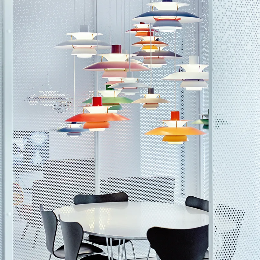 Suspension PH 5, Ø500, Rouge Louis Poulsen