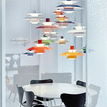 Suspension PH 5 - Ø500, Rouge - Louis Poulsen