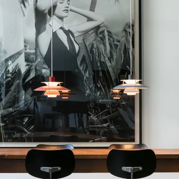 Suspension PH 5 - Ø500, Rouge - Louis Poulsen