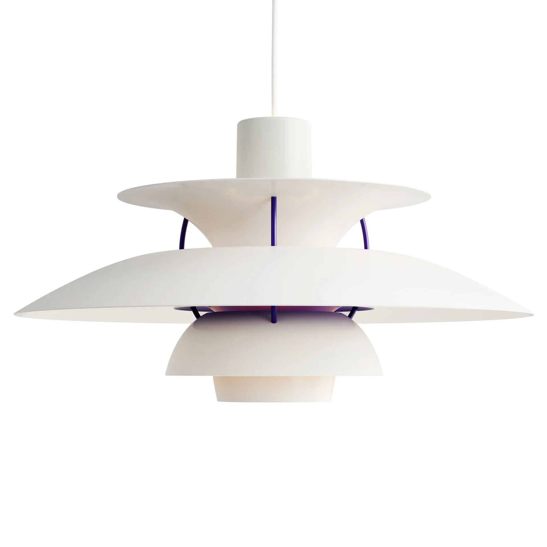 Suspension PH 5, Blanc classique Louis Poulsen