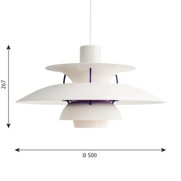 Suspension PH 5 - Blanc classique - Louis Poulsen