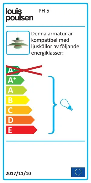 Suspension PH 5, Cuivre Louis Poulsen