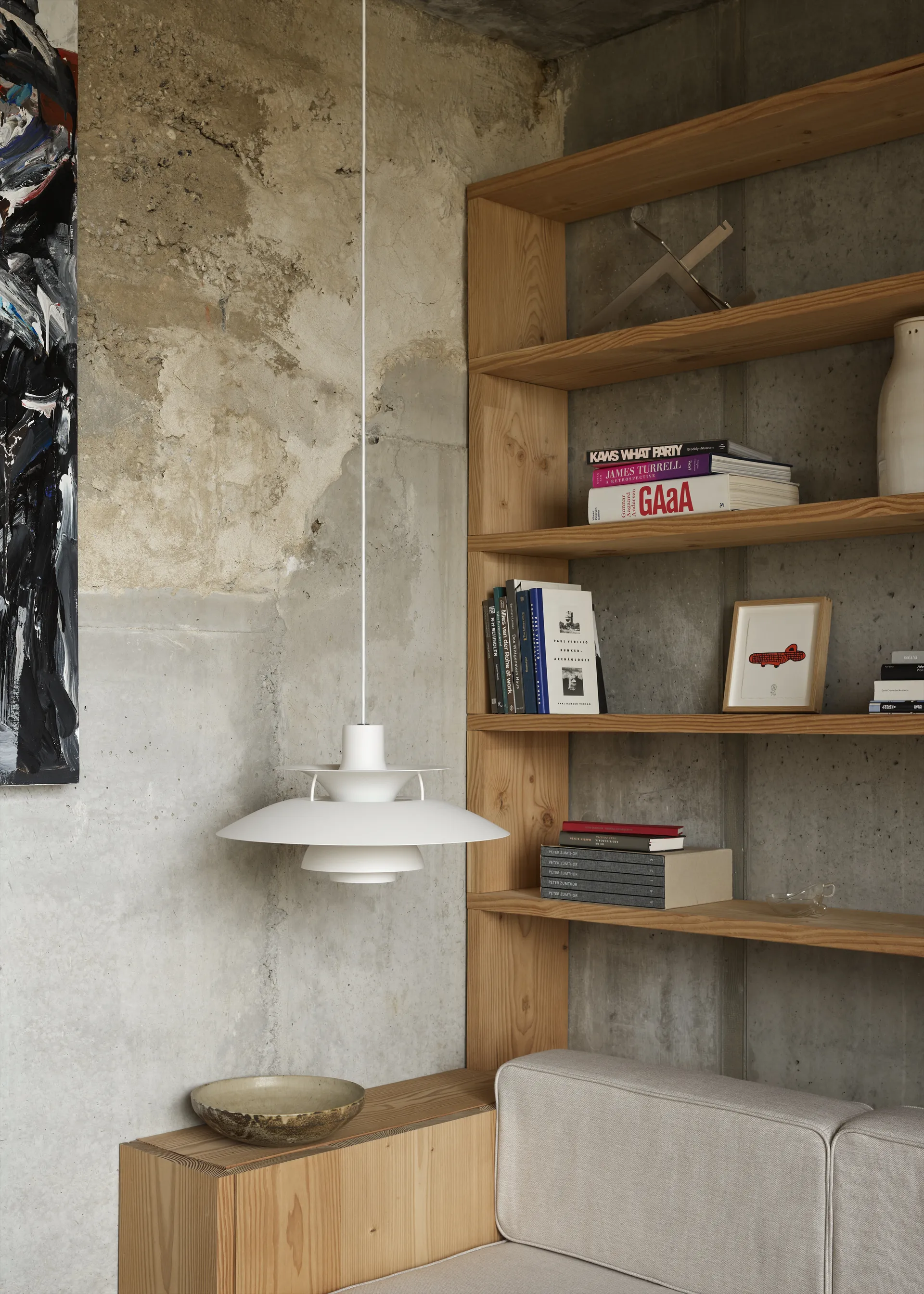 Suspension PH 5 MINI monochrome, Pale blush Louis Poulsen