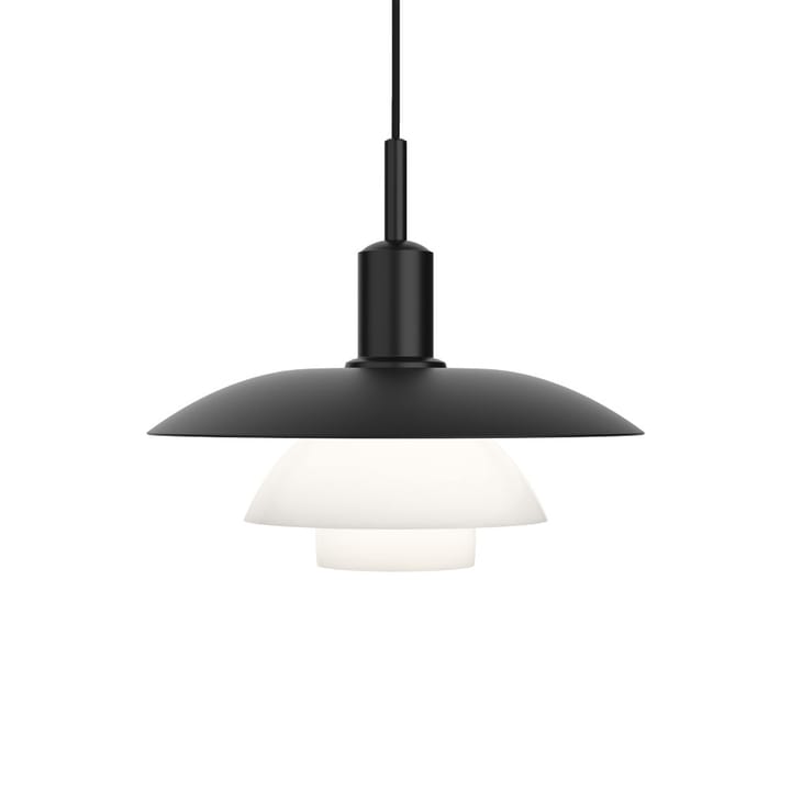 Suspension PH 5/5 LED - Noir métal-verre - Louis Poulsen