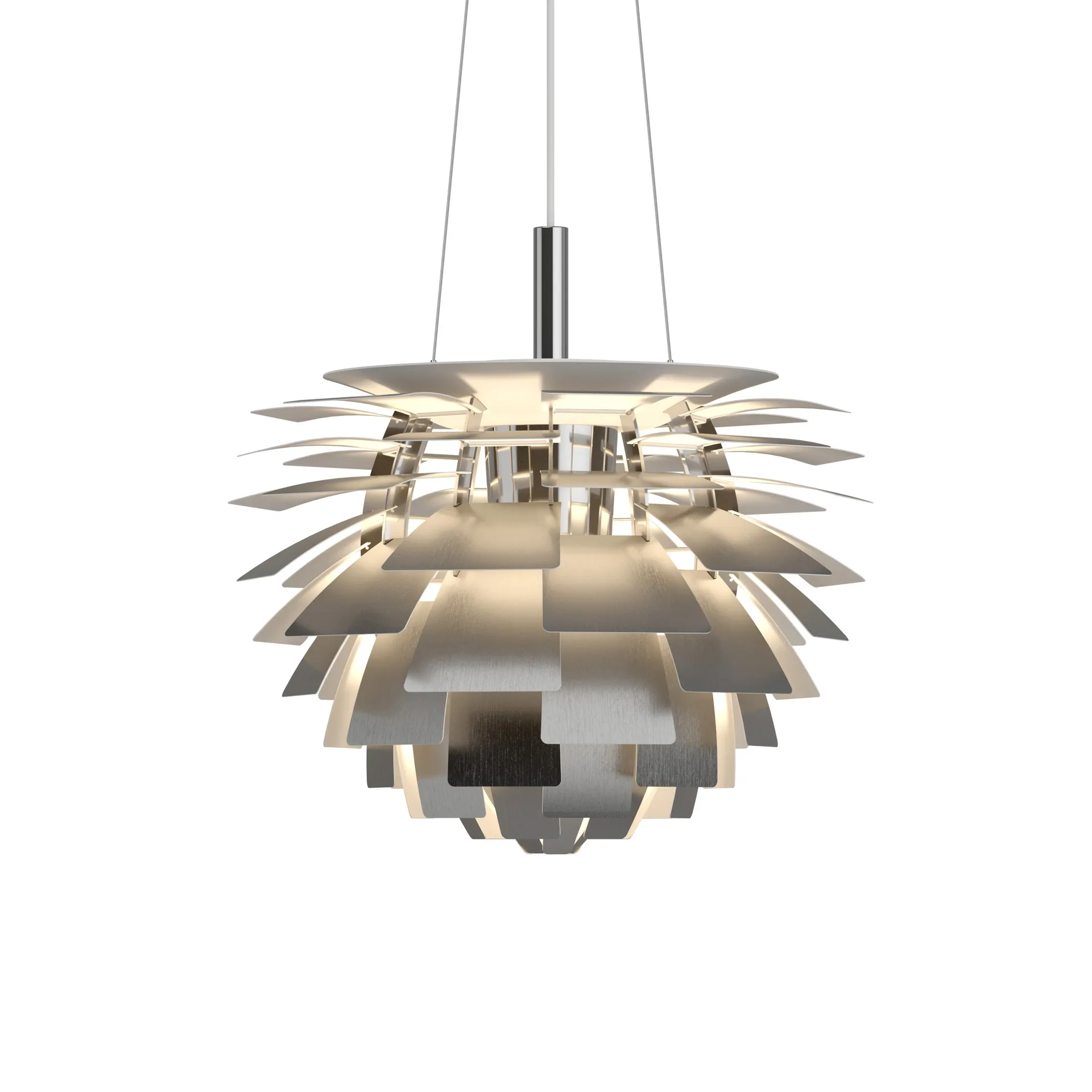 Suspension PH Artichoke Ø48cm, Acier inoxydable Louis Poulsen