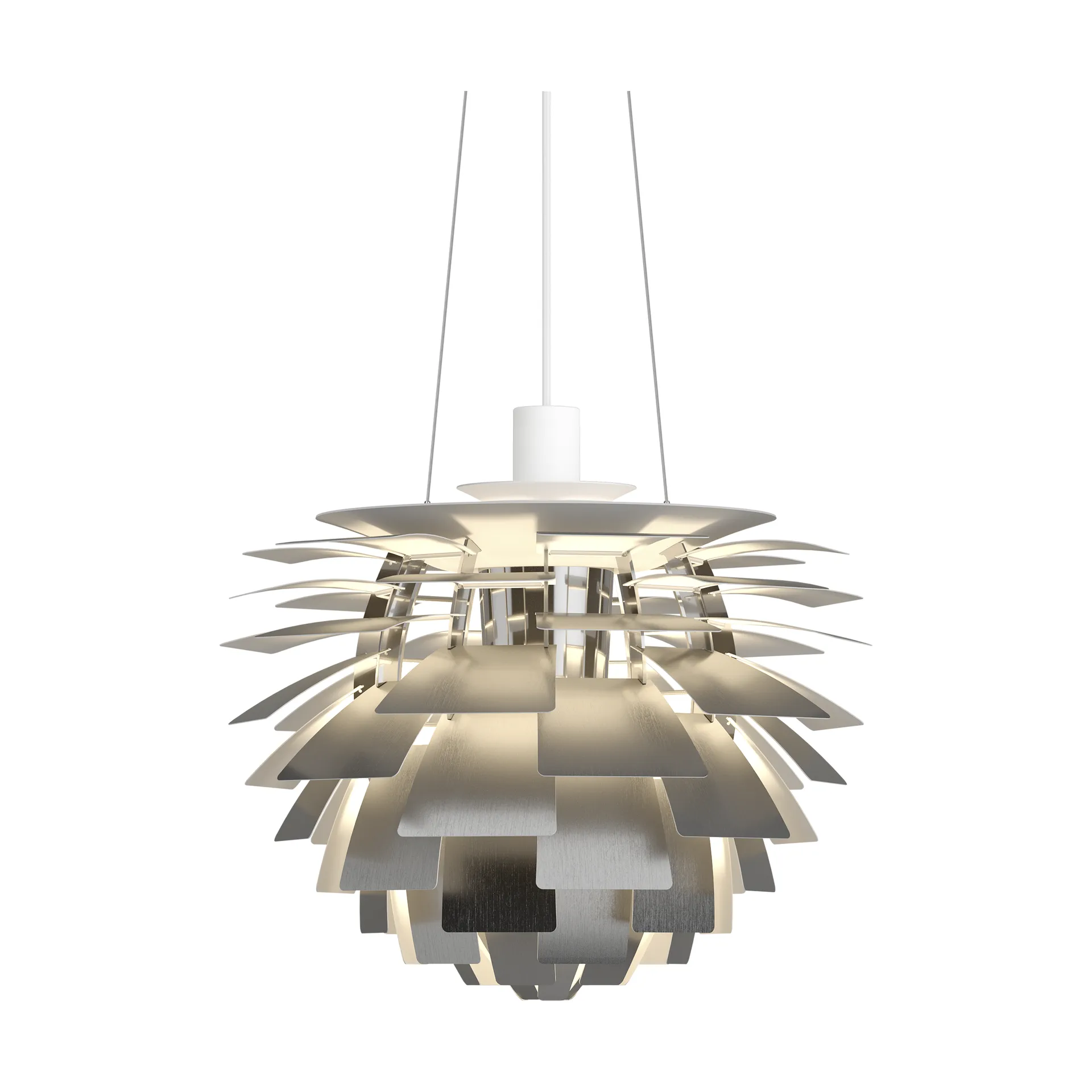 Suspension PH Artichoke Ø48cm, Acier inoxydable Louis Poulsen