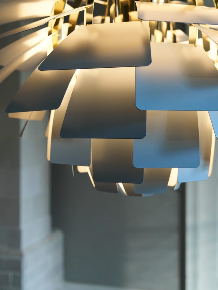 Suspension PH Artichoke Ø48cm, Dusty blue-brass metallised Louis Poulsen
