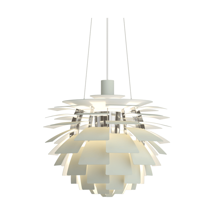 Suspension PH Artichoke Ø48cm, Dusty green-high lustre chrome plated Louis Poulsen