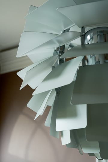 Suspension PH Artichoke Ø48cm - Dusty green-high lustre chrome plated - Louis Poulsen