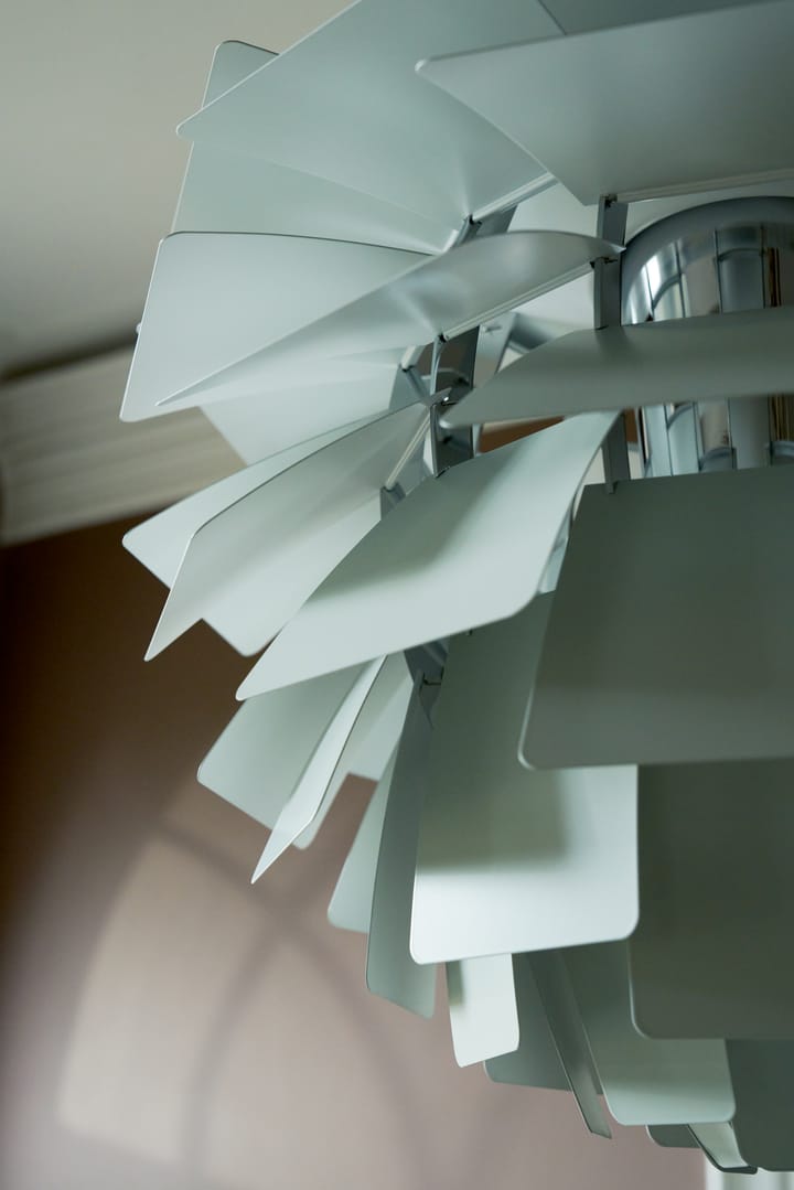 Suspension PH Artichoke Ø48cm, Dusty green-high lustre chrome plated Louis Poulsen
