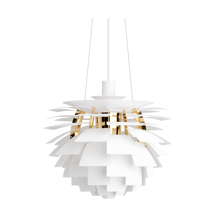 Suspension PH Artichoke Ø48cm - Soft white-brass metallised - Louis Poulsen