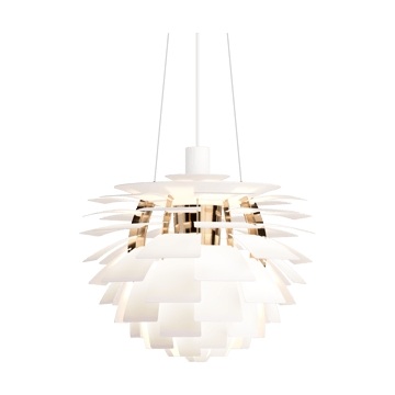 Suspension PH Artichoke Ø48cm - Soft white-brass metallised - Louis Poulsen
