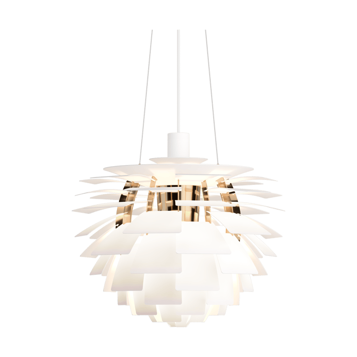 Suspension PH Artichoke Ø48cm, Soft white-brass metallised Louis Poulsen