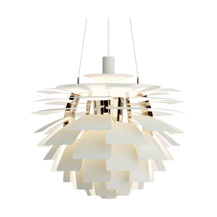 Suspension PH Artichoke Ø60cm, Dusty green-brass metallised Louis Poulsen