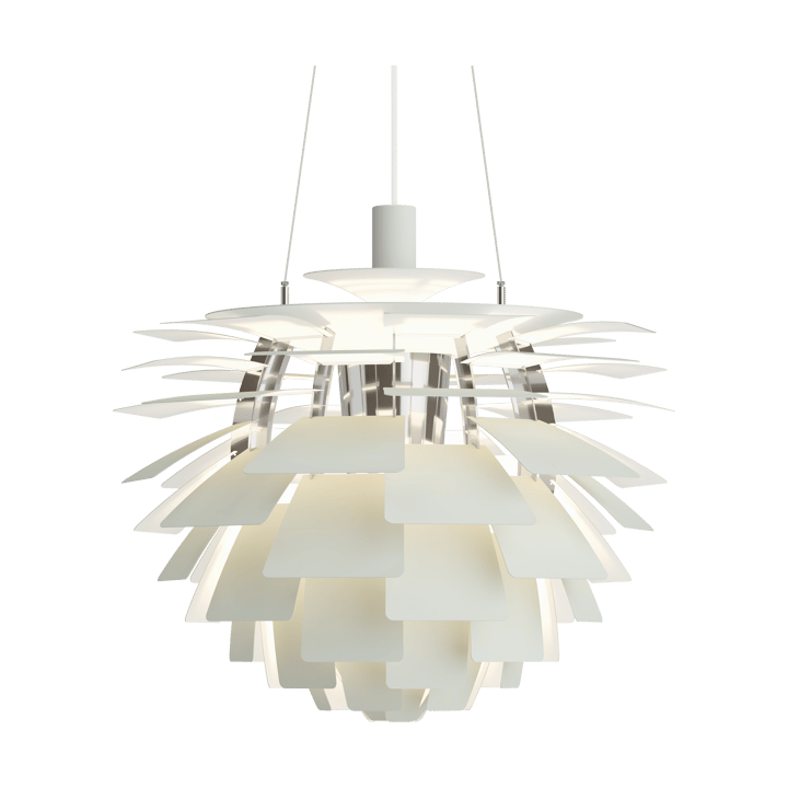 Suspension PH Artichoke Ø60cm, Dusty green-high lustre chrome plated Louis Poulsen