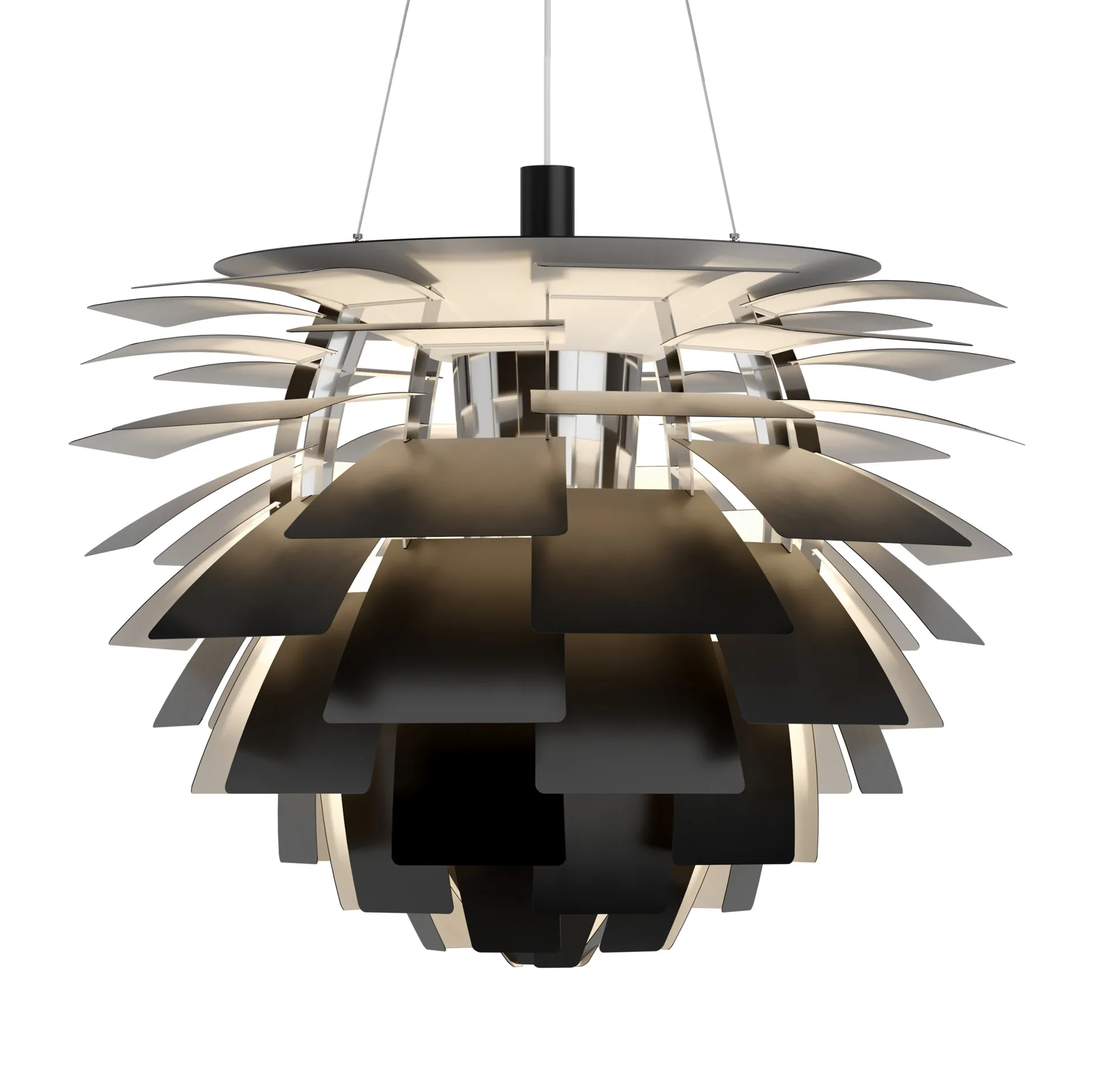 Suspension PH Artichoke Ø84 cm, Noir Louis Poulsen