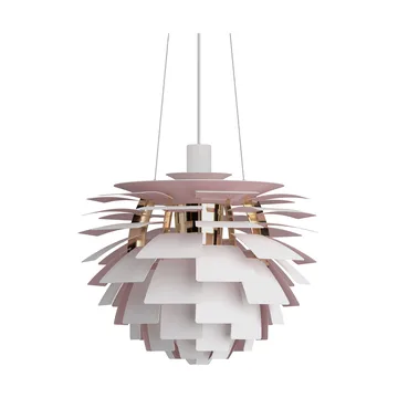 Suspension PH Artichoke Anniversary edition - Matte white-pale rose Ø48 cm - Louis Poulsen