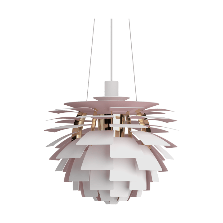 Suspension PH Artichoke Anniversary edition - Matte white-pale rose Ø48 cm - Louis Poulsen