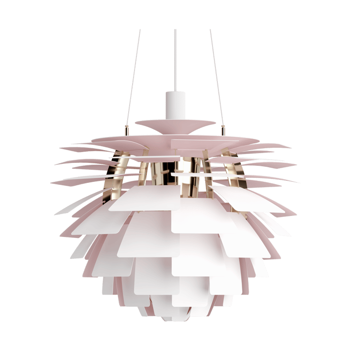 Suspension PH Artichoke Anniversary edition - Matte white-pale rose Ø60 cm - Louis Poulsen