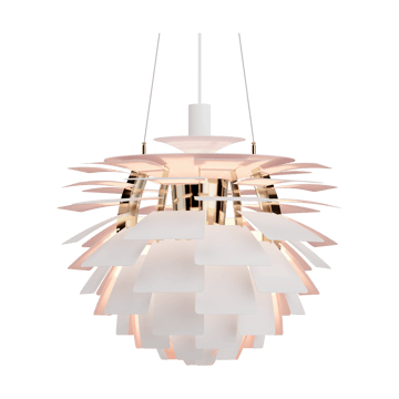 Suspension PH Artichoke Anniversary edition - Matte white-pale rose Ø60 cm - Louis Poulsen